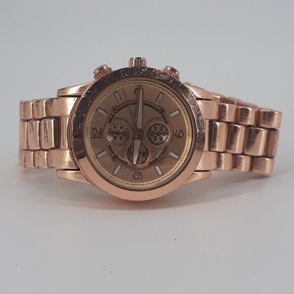 Accutime Watch Corp Accessories - Accutime Womens Watch Corp Rose Gold Wristwatch Chronological